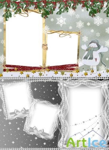 Photo Frame - Snowman
