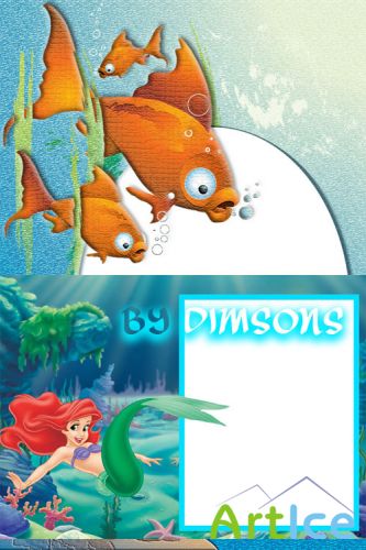 Photo Frame - The World Mermaid