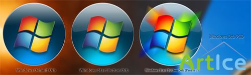 Windows Orb psd