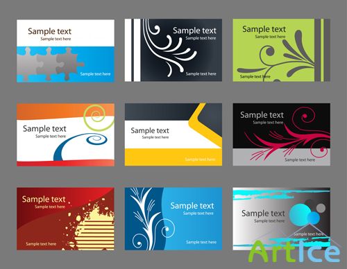 Vector Business Cards - Fashion Creative