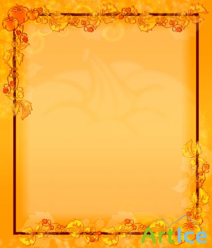 Magic of Fall PSD file