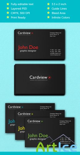 Stylish Dark Cards