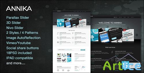 ThemeForest - Annika - Portfolio or Business site template - RIP