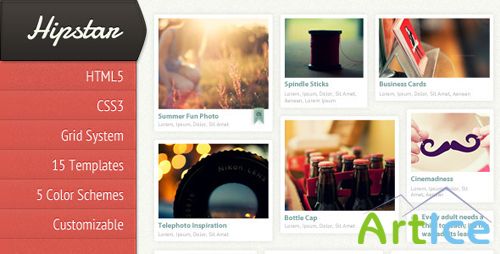 ThemeForest - Hipstar - Creative HTML Template - Rip