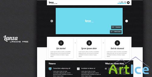 ThemeForest - Lanza - Landing Page - Rip