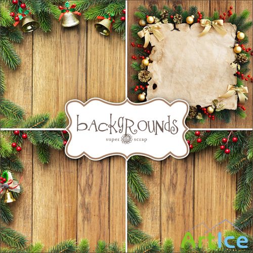 Textures - Christmas Backgrounds #6