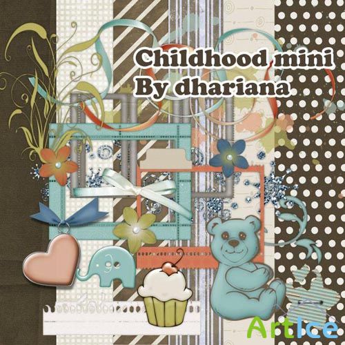Scrap-set - Childhood Mini