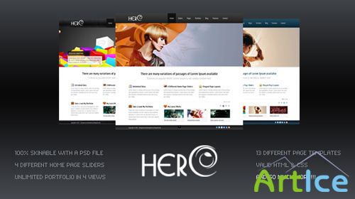 MojoThemes - Hero Business & Portfolio HTML Template - Rip