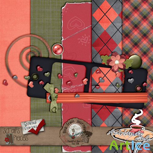 Scrap-set - Thankful Hearts #2