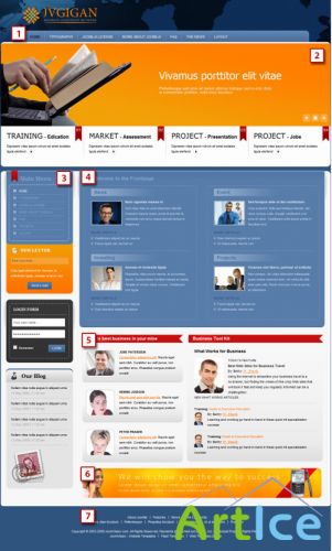JoomVision - Gigan (Joomla)