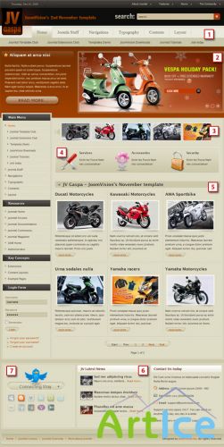 JoomVision - Gaspa (Joomla) JoomVision - Gaspa (Joomla)