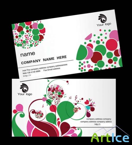 Excellent Simple And Elegant PSD Business Cards