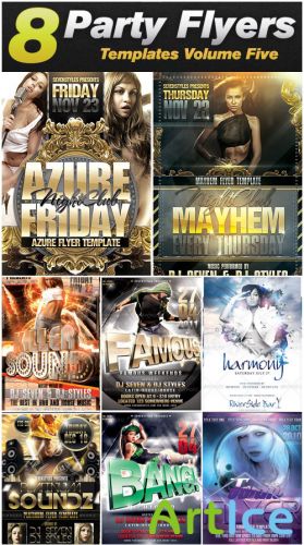 GraphicRiver - Sevenstyles Poster & Flyer Templates Bundle (Pack 5)