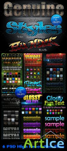 Genuine Styles for Photoshop Bundle