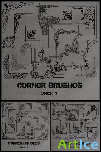 Corner brushes set 1,2,3