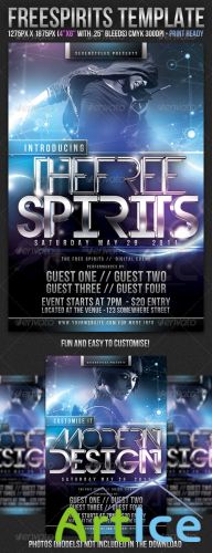 GraphicRiver - FreeSpirits Flyer Template