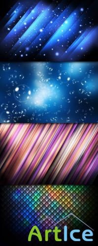 4 Abstract PSD Backgrounds Sources