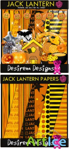 Scrap-set - Jack Lantern