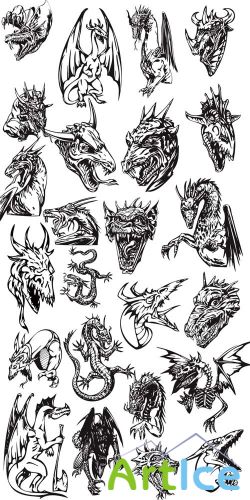 Dragon Brushes set 2