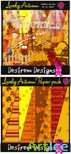Scrap-set - Lovely Autumn