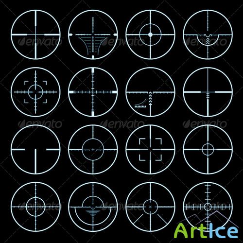 GraphicRiver - Crosshairs Vector Set (REUPLOAD)