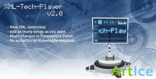 ActiveDen - XML - TechPlayer v2.0 (Incl FLA) - Rip