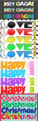 Cool Text layer styles for Photoshop pack 21