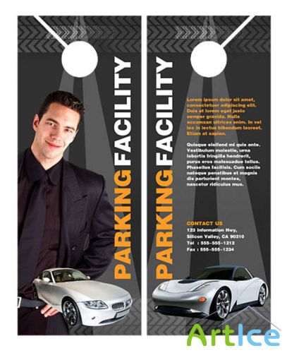 BoxedArt - Parking Facility A 4.25 x 11 - Templates for Design