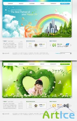Korea Web Templates - the best partner a happy life