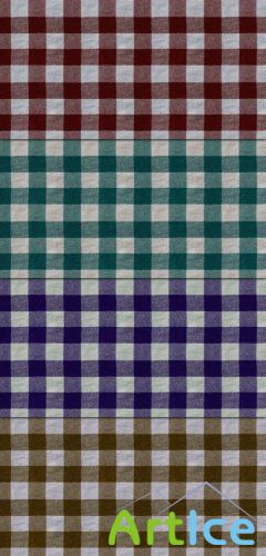Tileable Fabric Texture with 4 Colors
