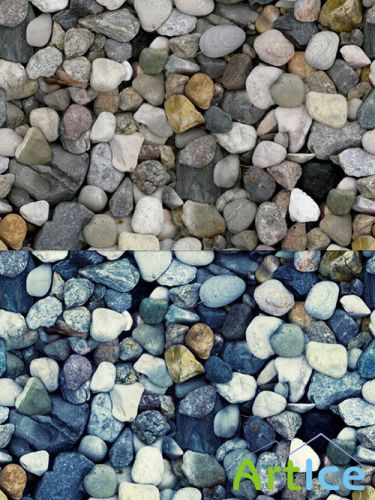 Tileable Stone Texture with 2 Colors