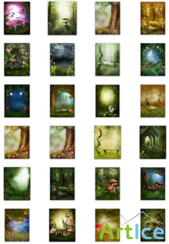 Fantastic natural backgrounds