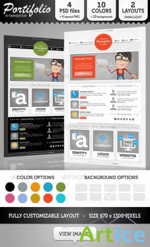 GraphicRiver - Portifolio E-Newsletter Template 740752 GraphicRiver - Portifolio E-Newsletter Template 740752