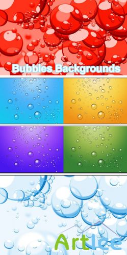 Bubbles Backgrounds for Photoshop