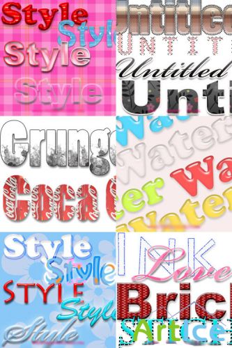 Photoshop Text Layer Styles Pack 27