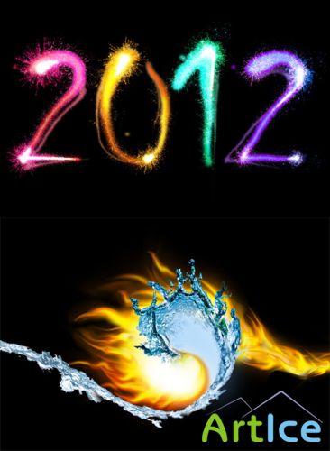 Psd Files 2012 year for Photoshop