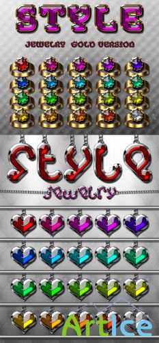 Jewelry Styles for Photoshop