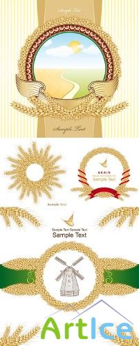 Wheat emblems