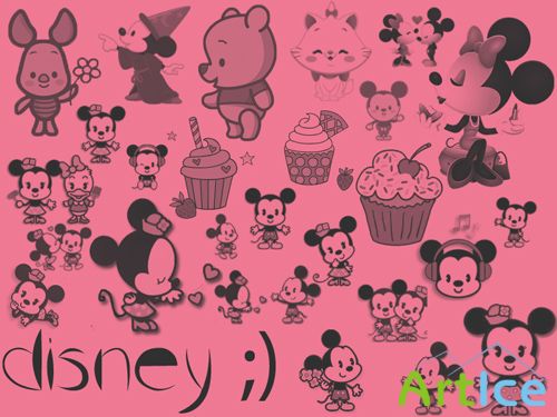 Disney Brushes Set for Photoshop