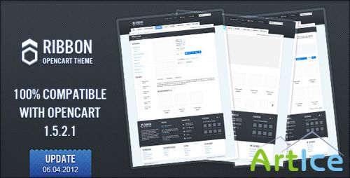 ThemeForest - Ribbon Theme updated 06.04.2012 for OpenCart 1.5.2.1