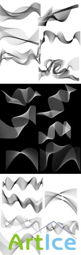 Linear blend brushes set for Photoshop
