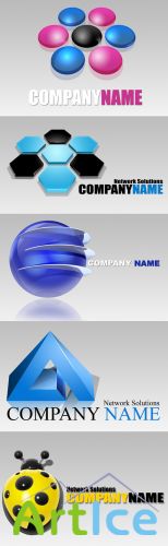 Creative logos pack 1 for Photoshop