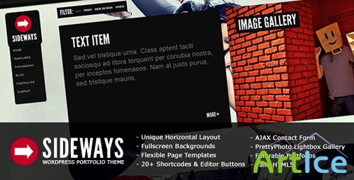 ThemeForest - Sideways Portfolio Website WordPress Theme V1.7.6 UPDATED