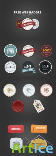 Web Badges & Elements - MediaLoot
