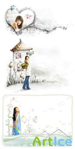 Lovely Psd Girl Sources Pack for Photoshop