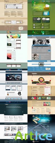 Web Templates Psd Pack 6 For Photoshop