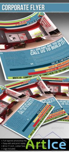 GraphicRiver - Corporate Flyer - (Architect) 2488990