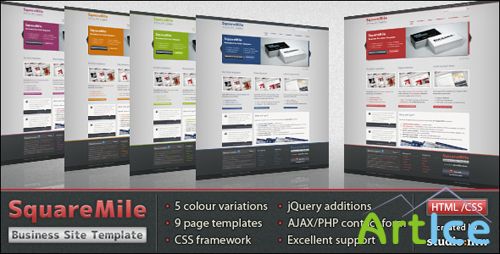 ThemeForest - SquareMile - Business Portfolio HTML Template - RETAIL