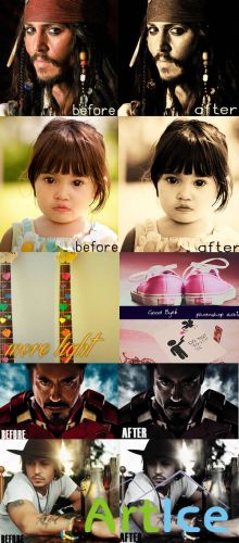 Photoshop Actions 2012 pack 599