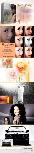 Action for Photoshop - Paint Me